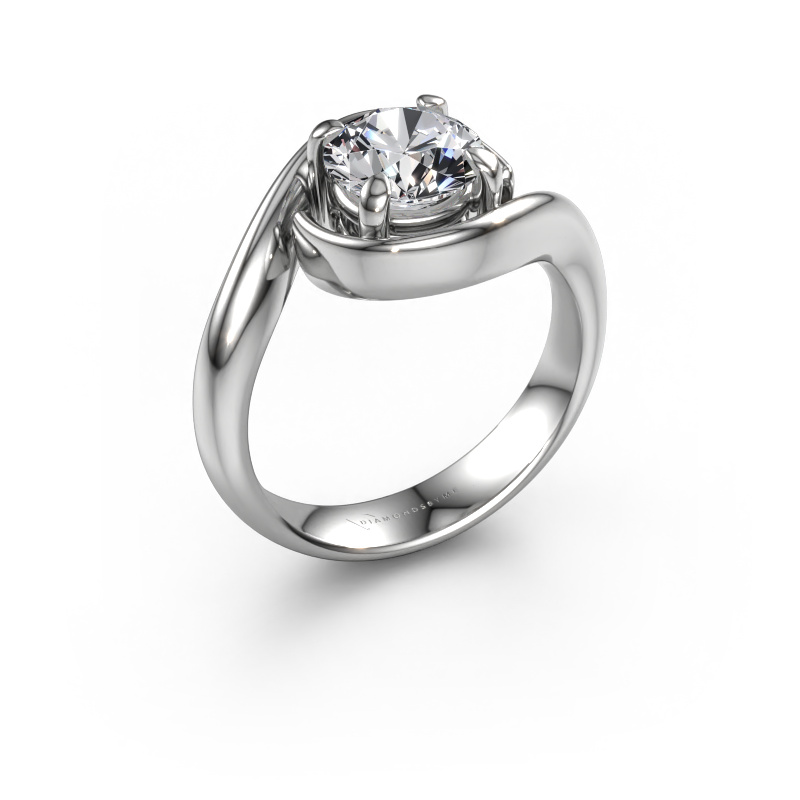 Image de Bague de fiançailles Linn 585 or blanc Diamant 1.50 crt
