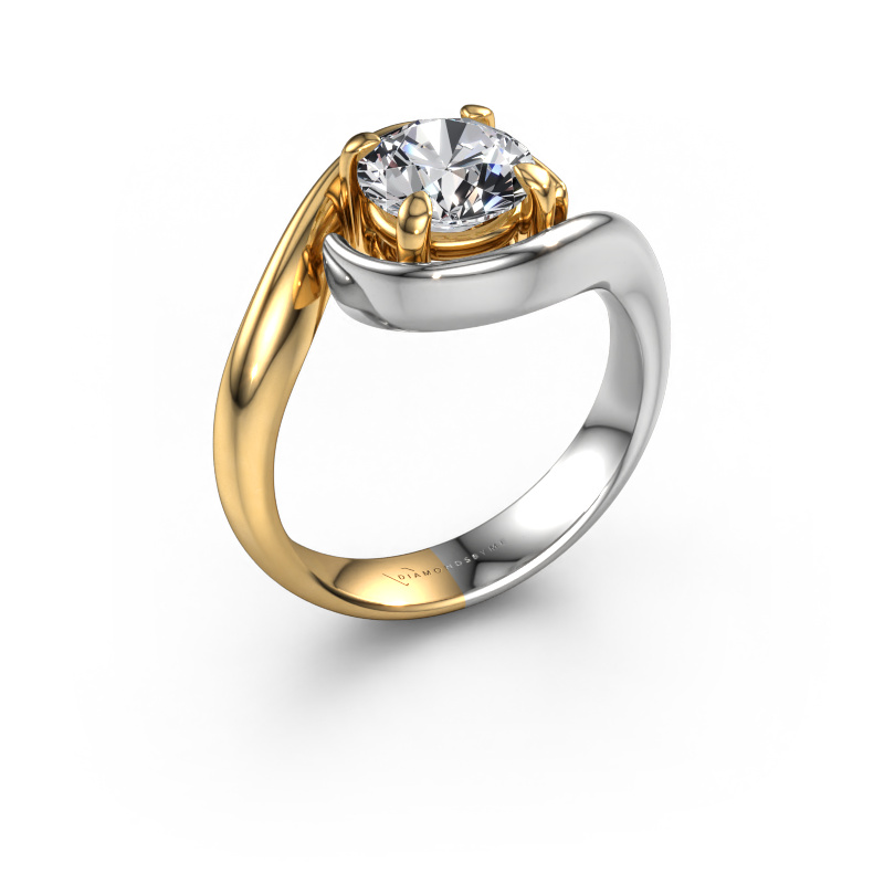Image of Engagement ring Linn 585 gold Lab grown diamond 1.50 crt