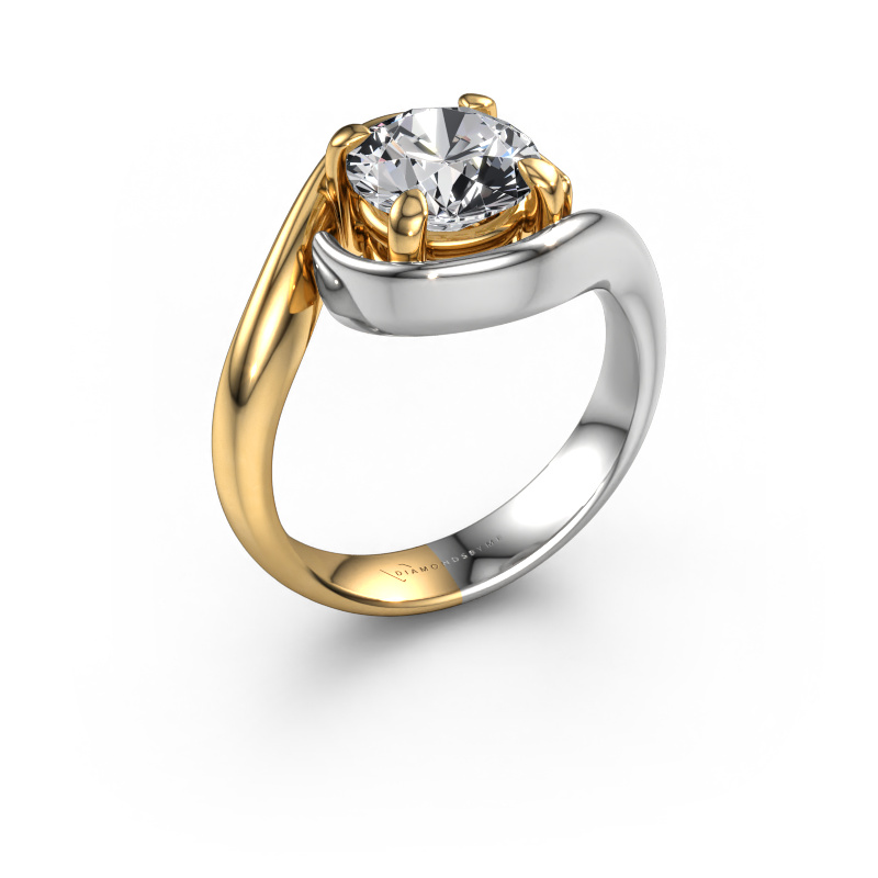 Image of Engagement ring Linn 585 gold Diamond 2.00 crt