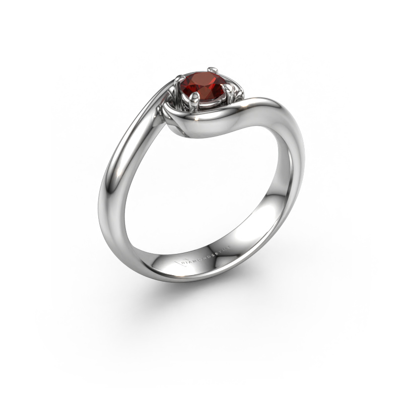 Image of Engagement ring Linn 950 platinum Garnet 4.2 mm