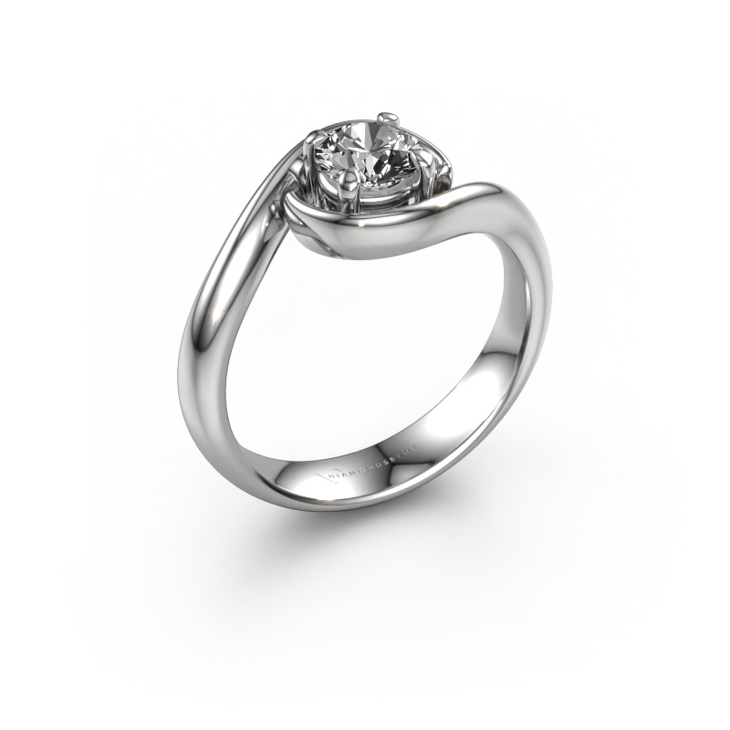 Image of Engagement ring Linn 585 white gold Diamond 0.60 crt