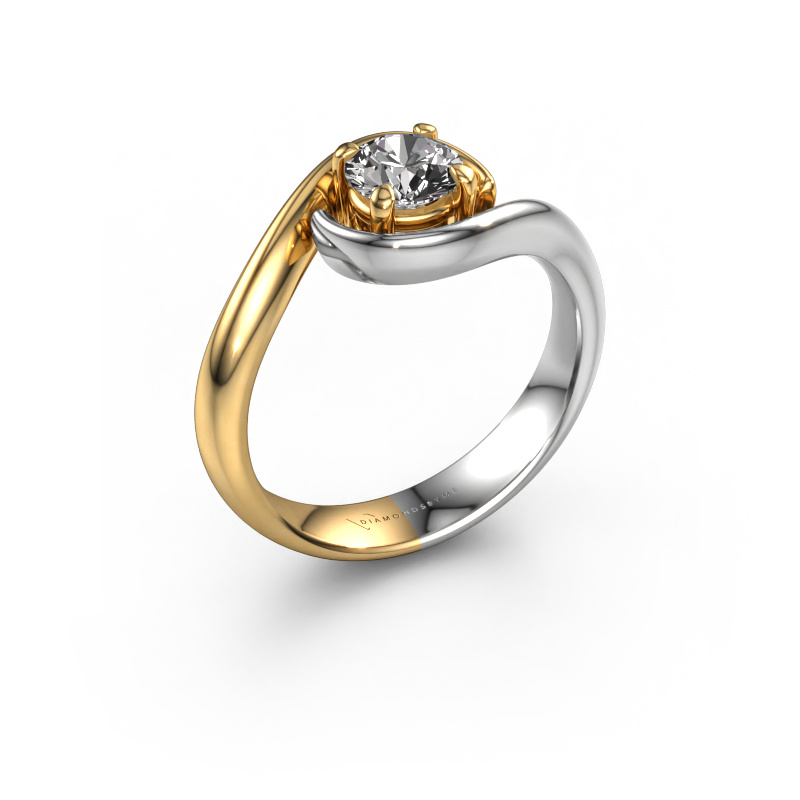 Image of Engagement ring Linn 585 gold Diamond 0.60 crt