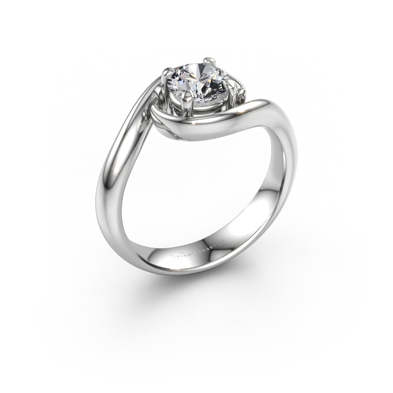 Immagine di Anello di fidanzamento Linn 585 oro bianco Diamante lab grown 0.70 crt