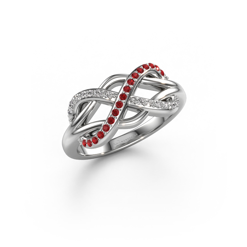 Image of Ring Lizan 950 platinum Ruby 1.1 mm