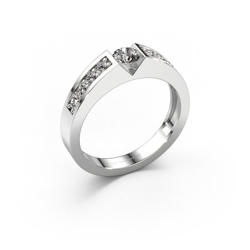 Bild von Verlobungsring Lizzy 2 950 Platin Diamant 0.49 crt