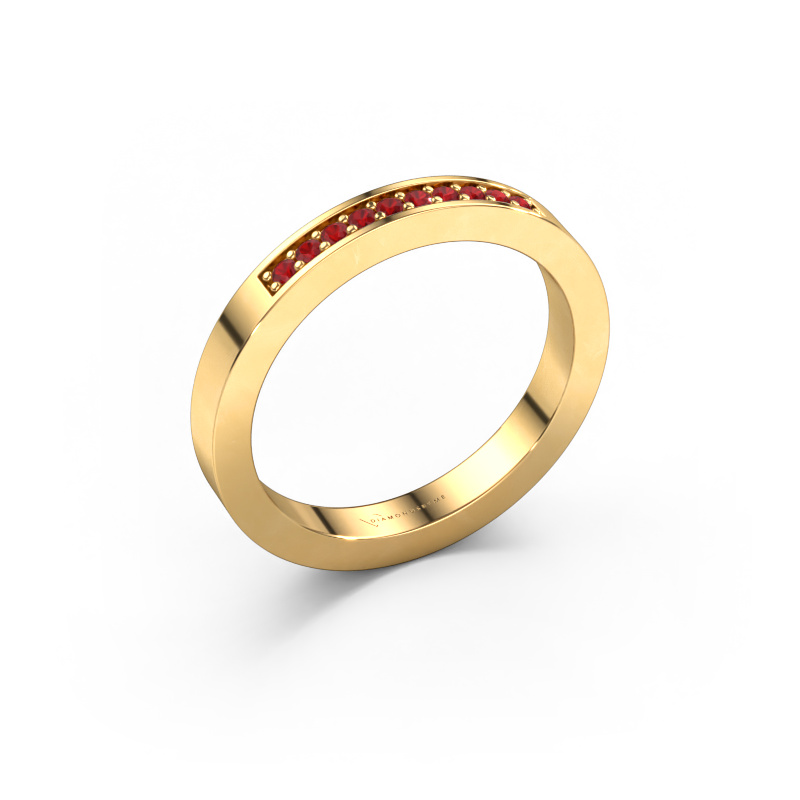 Image de Bague superposable Loes 3 585 or jaune Rubis 1.3 mm