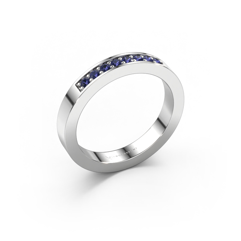 Bild von Vorsteckring Loes 5 585 Weißgold Saphir 1.7 mm