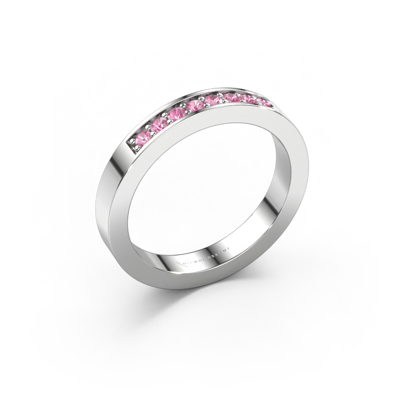 Bild von Vorsteckring Loes 5 585 Weißgold Pink Saphir 1.7 mm