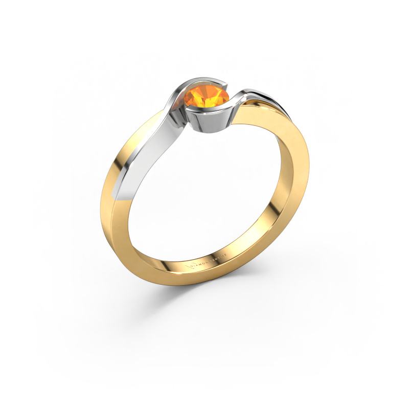 Image of Ring Lola 585 gold Citrin 4 mm