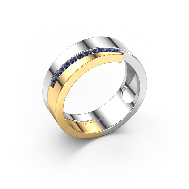 Image of Ring Loma 585 white gold Sapphire 1.5 mm