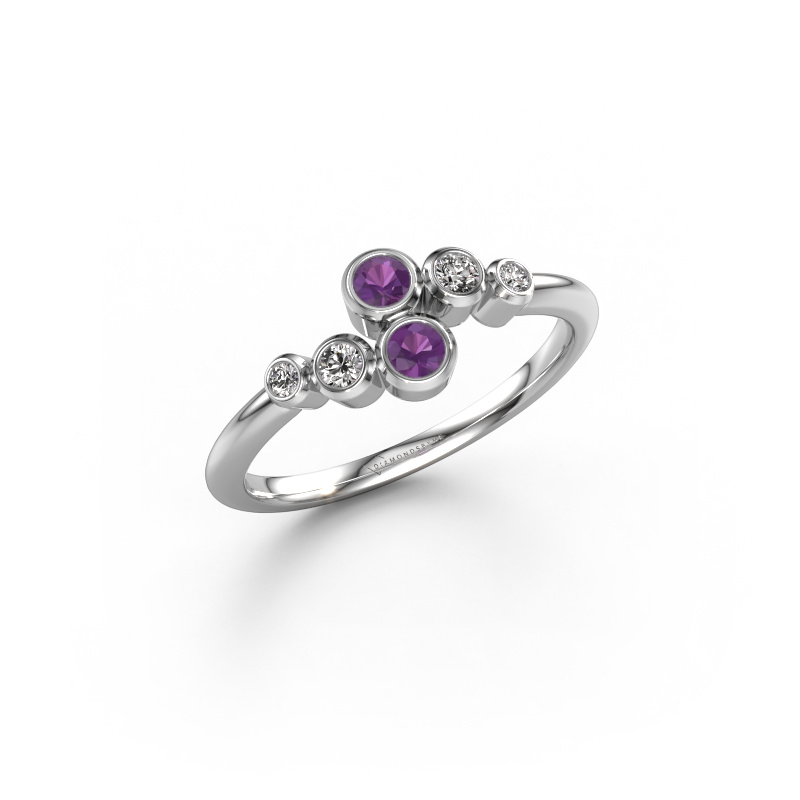 Bild von Ring Lonnie 950 Platin Amethyst 2.5 mm