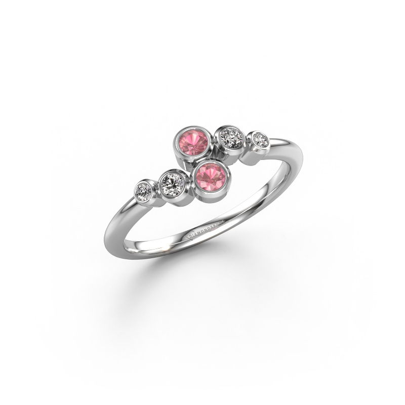 Bild von Ring Lonnie 950 Platin Turmalin rosa 2.5 mm