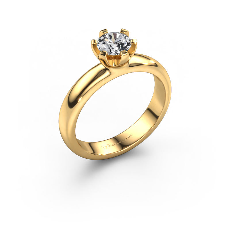 Image of Engagement ring Lorretta 585 gold Lab grown diamond 0.70 crt