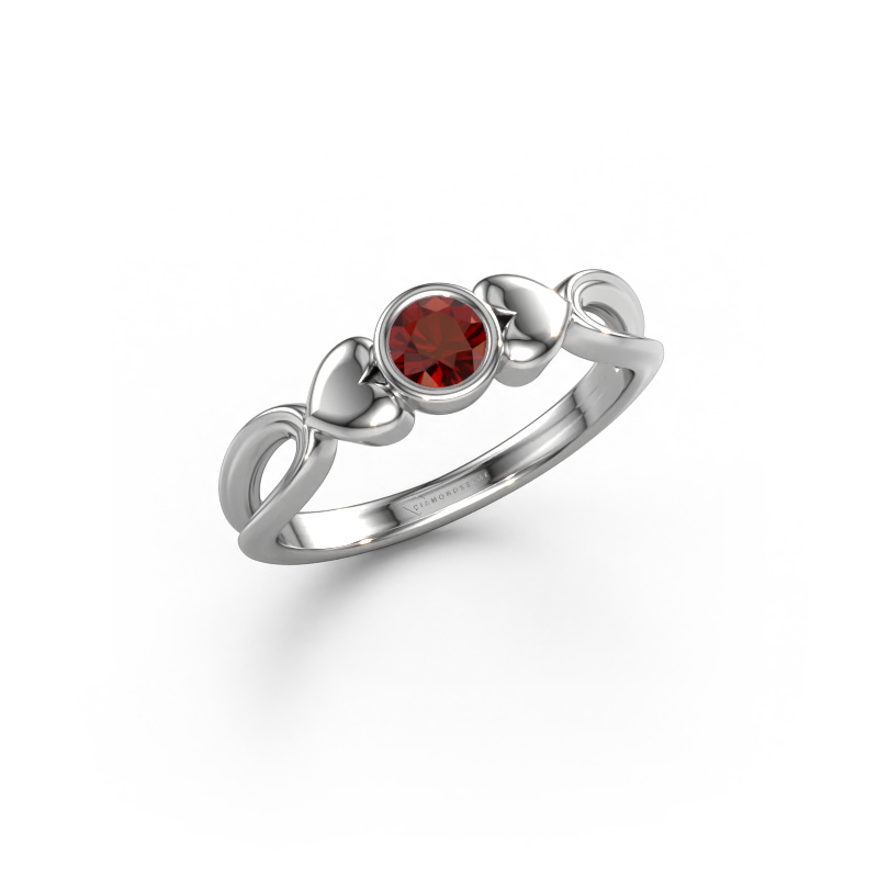 Image of Ring Lorrine 950 platinum Garnet 4 mm