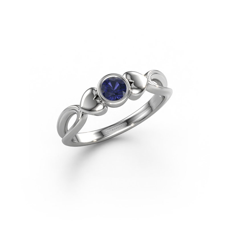 Image of Ring Lorrine 950 platinum Sapphire 4 mm