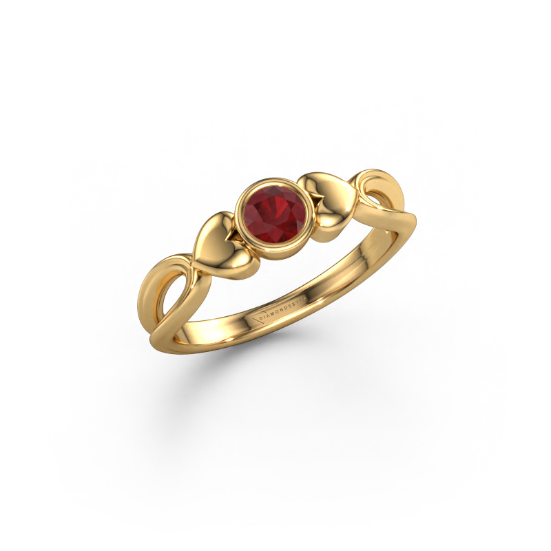 Image of Ring Lorrine 585 gold Ruby 4 mm