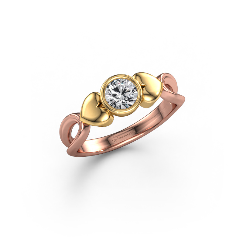 Bild von Ring Lorrine 585 Roségold Diamant 0.50 crt