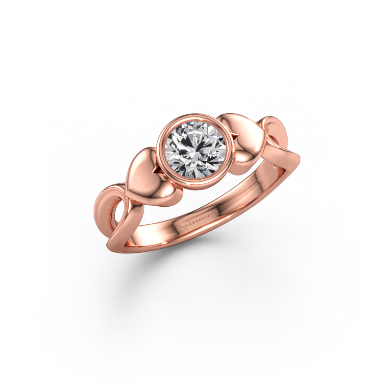 Bild av Ring Lorrine 585 roséguld Labbodlad diamant 0.70 crt