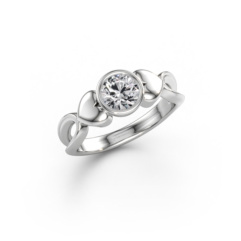 Bild av Ring Lorrine 585 vitt guld Diamant 0.70 crt