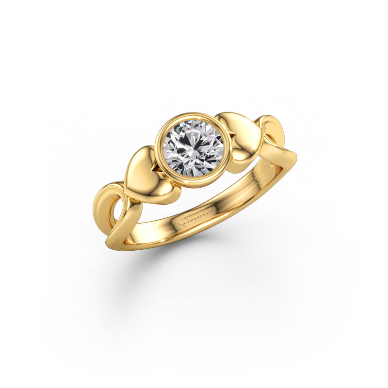 Bild av Ring Lorrine 585 gult guld Diamant 0.70 crt