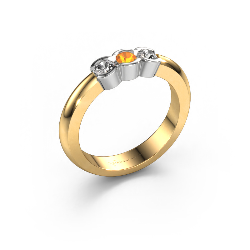 Image of Ring Lotte 3 585 gold Citrin 3 mm