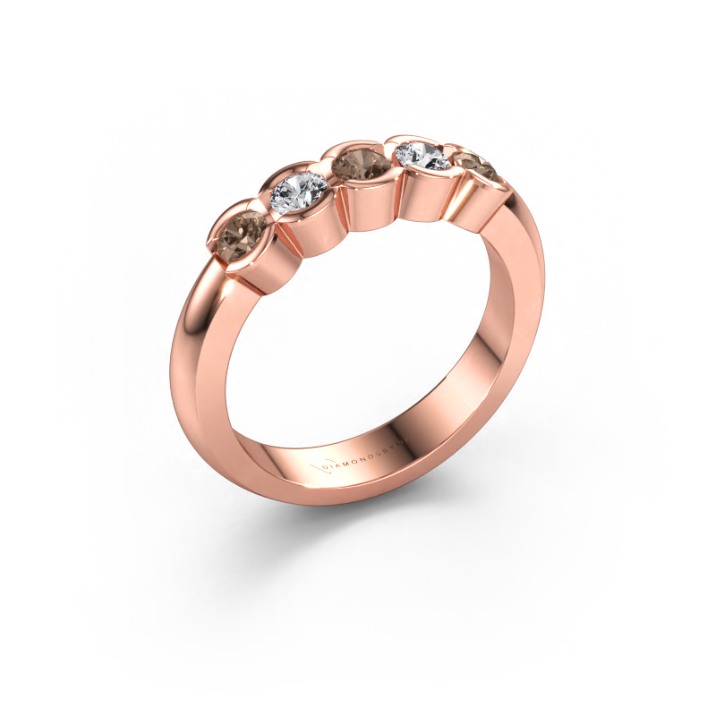 Bild av Ring Lotte 5 585 roséguld Brun diamant 0.50 crt