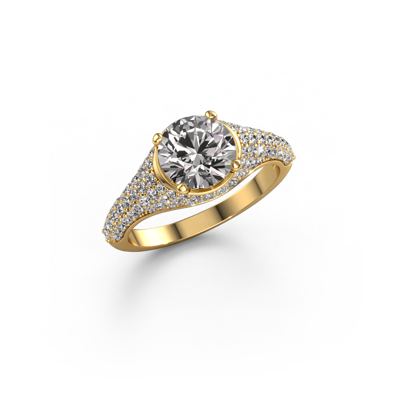 Image of Engagement ring Lovella 585 gold Diamond 1.929 crt