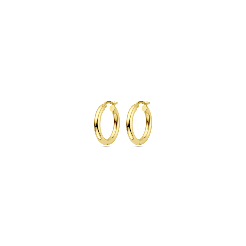 Image of Hoop earrings Lovie 3-21mm 585 Gold ±21x3 mm