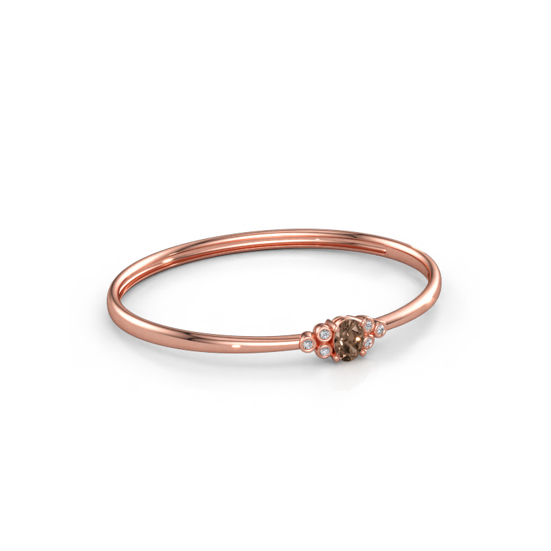 Bild av Armring Lucy 585 roséguld Brun diamant 1.22 crt
