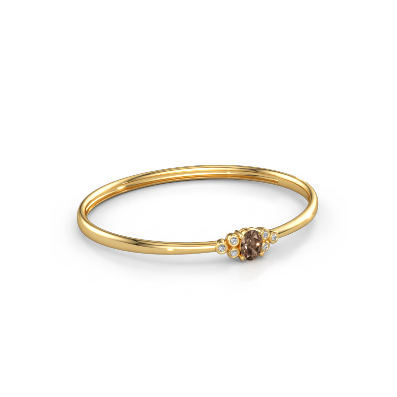Bild av Armring Lucy 585 gult guld Brun diamant 1.22 crt