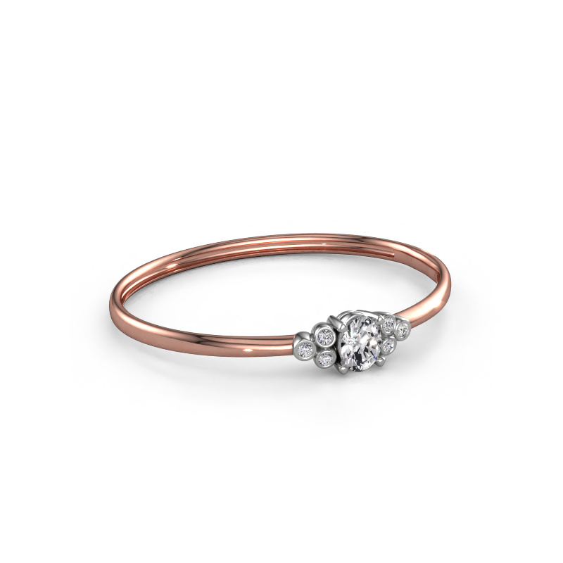Bild von Armreif Lucy 585 Roségold Lab-grown Diamant 3.03 crt