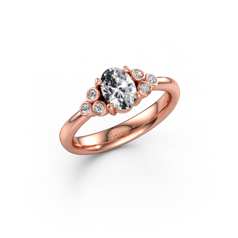 Immagine di Anello di fidanzamento Lucy 1 585 oro rosa Diamante 0.790 crt