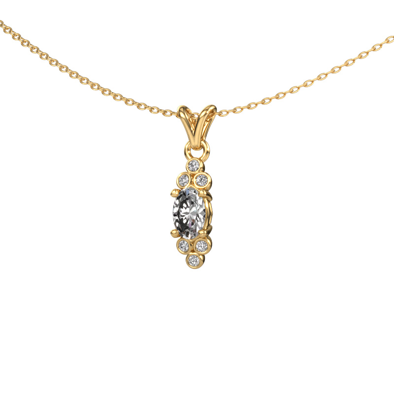 Image of Pendant Lucy 2 585 gold Diamond 0.46 crt