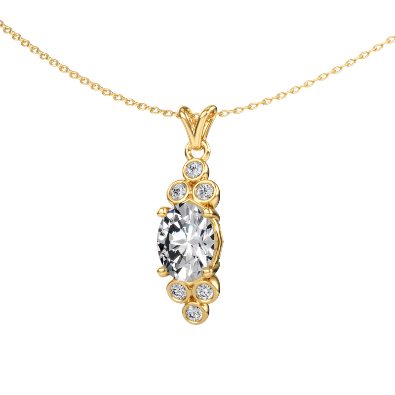 Immagine di Ciondolo Lucy 2 585 oro Diamante lab grown 1.98 crt