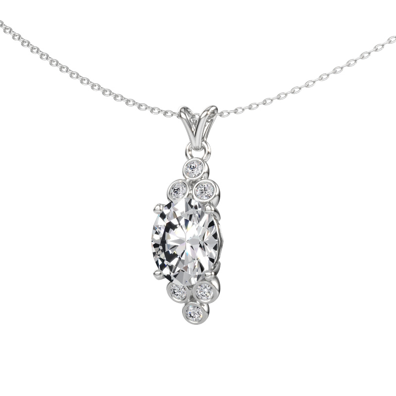 Bild av Hänge Lucy 2 950 platina Labbodlad diamant 2.88 crt