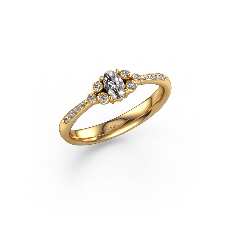 Bild von Verlobungsring Lucy 2 585 Gold Diamant 0.313 crt