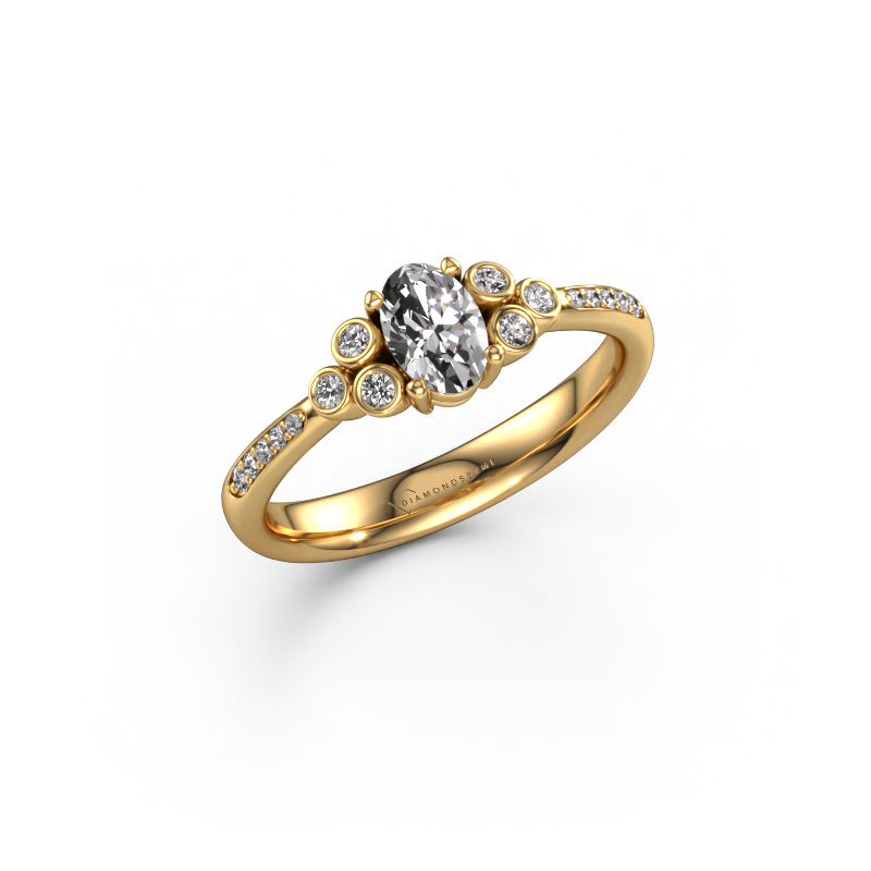 Image of Engagement ring Lucy 2 585 gold Diamond 0.525 crt
