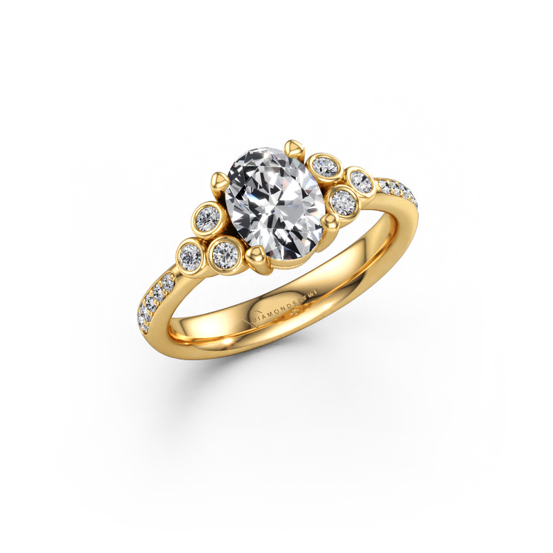 Immagine di Anello di fidanzamento Lucy 2 585 oro Diamante lab grown 1.322 crt