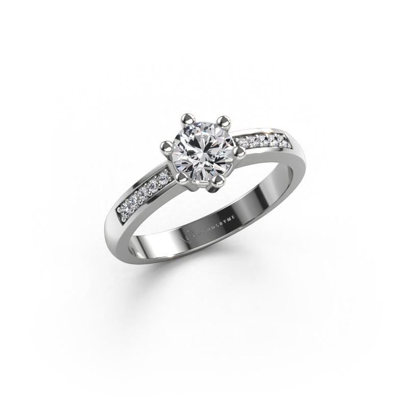 Image de Bague de fiançailles Luna 2 950 platine Diamant 0.787 crt