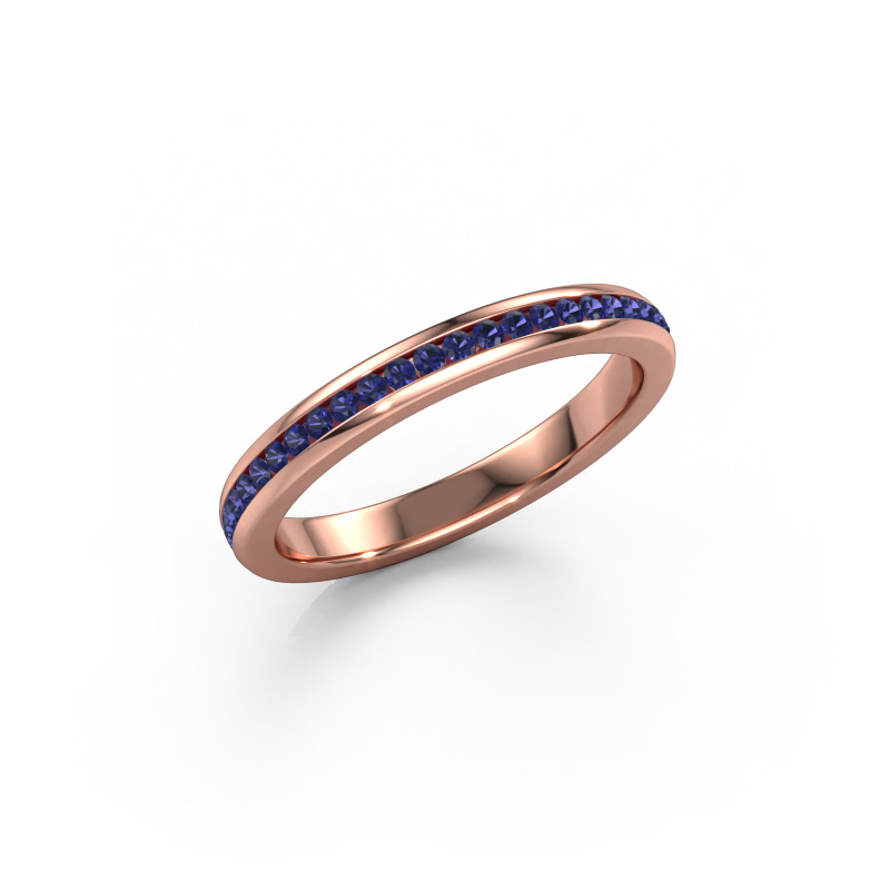 Bild von Vorsteckring Lura 1 585 Roségold Saphir 1.3 mm