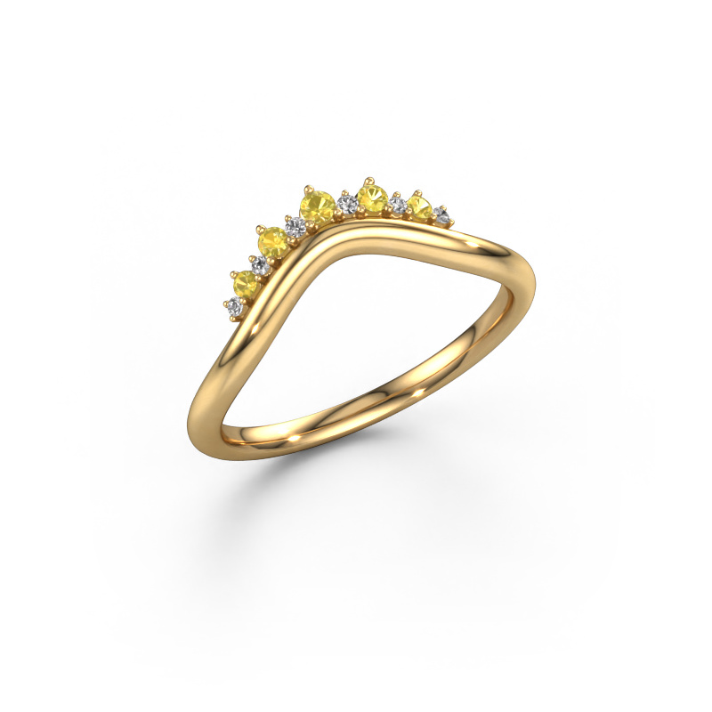 Bild von Vorsteckring Lyla A 585 Gold Gelb Saphir 1.8 mm