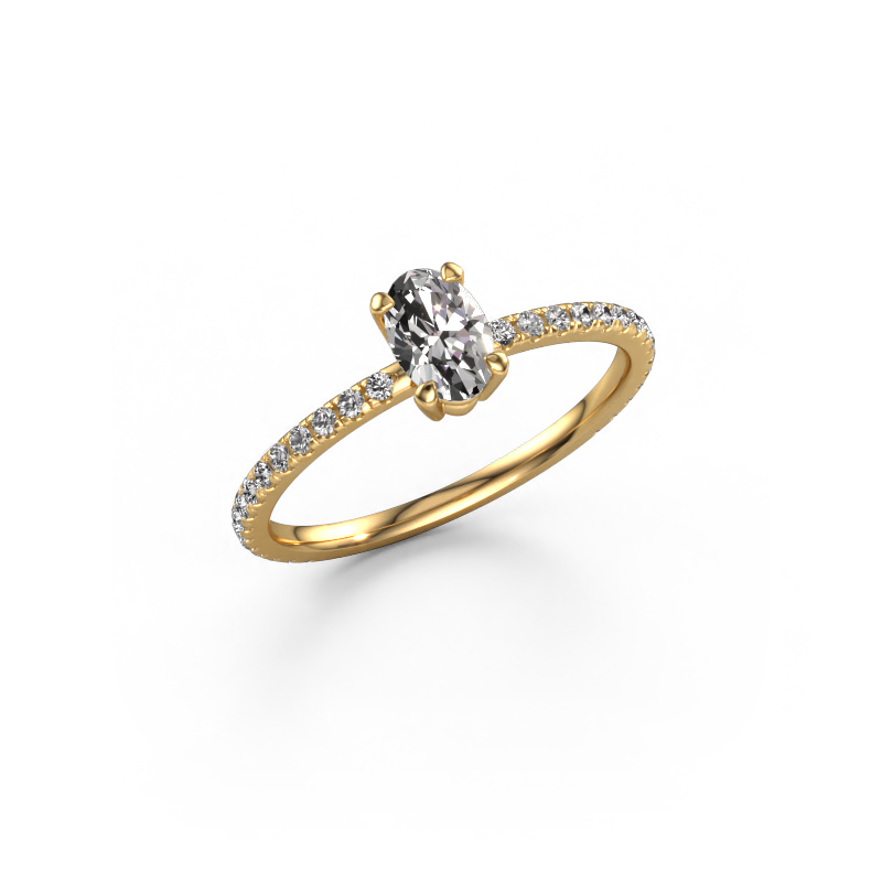 Image de Bague de fiançailles Lynelle 2 585 or jaune Diamant 0.625 crt