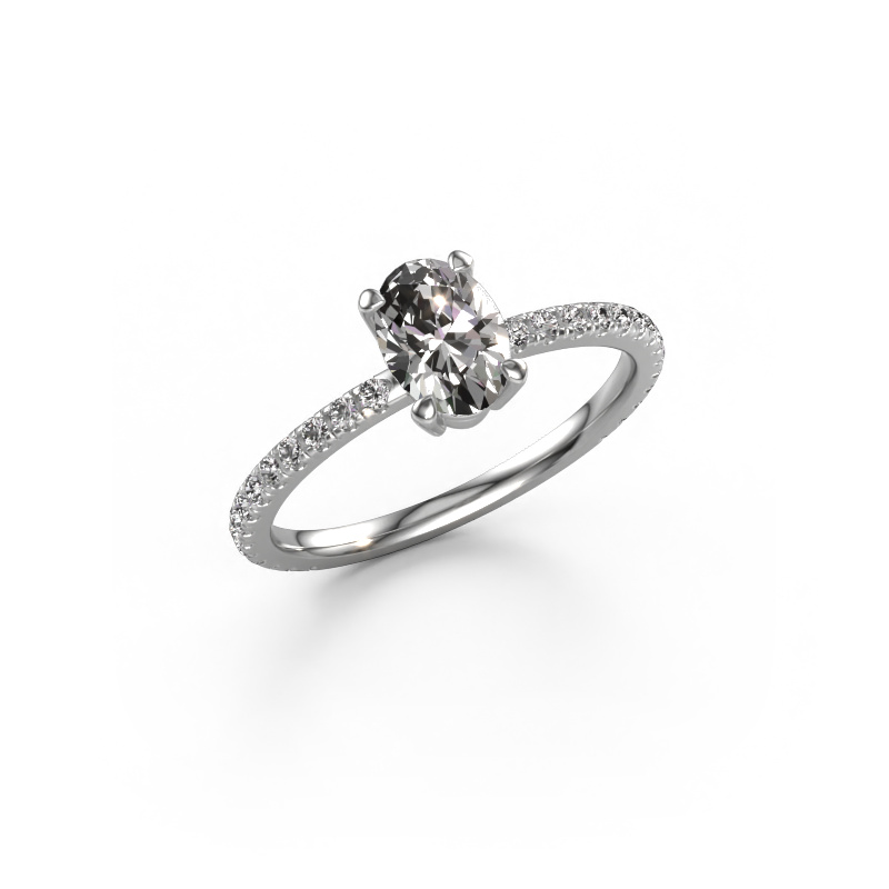 Image of Engagement ring Lynelle 2 950 platinum Lab grown diamond 0.98 crt