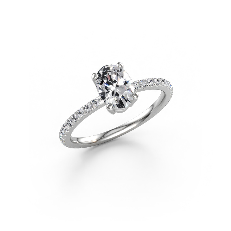 Immagine di Anello di fidanzamento Lynelle 2 950 platino Diamante 1.08 crt