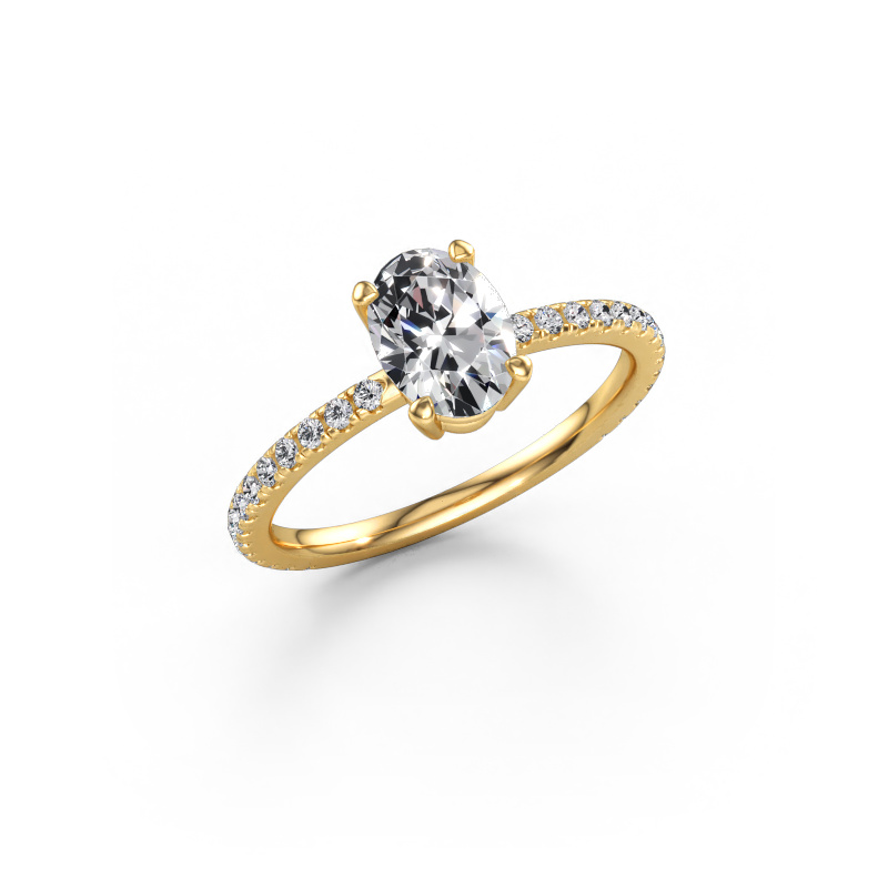 Afbeelding van Verlovingsring Lynelle 2 585 goud Lab-grown diamant 1.08 crt