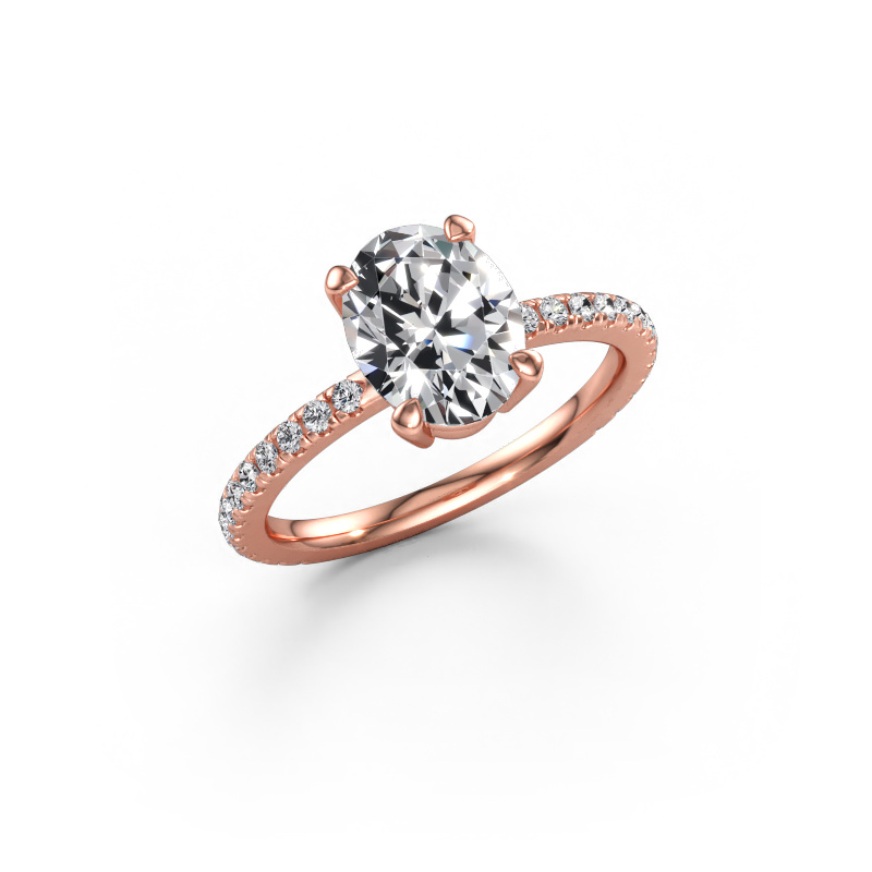 Bild av Förlovningsring Lynelle 2 585 roséguld Diamant 2.112 crt