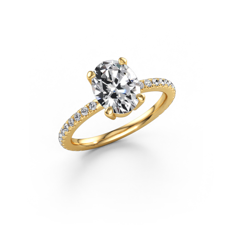 Bild av Förlovningsring Lynelle 2 585 gult guld Diamant 2.112 crt