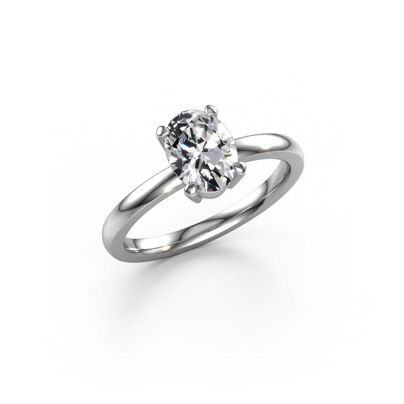 Bild von Verlobungsring Lynelle 1 950 Platin Lab-grown Diamant 1.10 crt