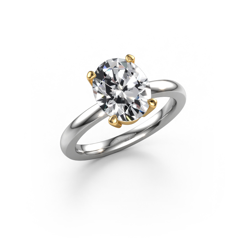 Bild von Verlobungsring Lynelle 1 585 Weißgold Lab-grown Diamant 2.70 crt