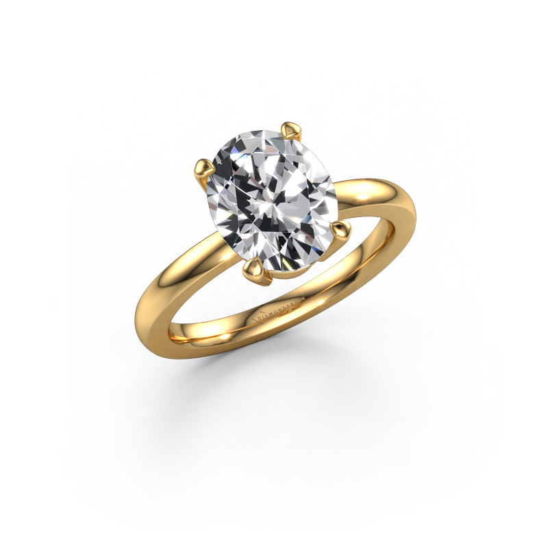 Image of Engagement ring Lynelle 1 585 gold Lab grown diamond 2.70 crt